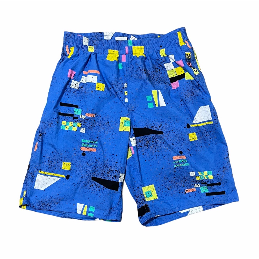 Mistral | Blue Geometric Swim Trunks